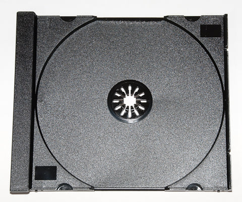 Black Jewel Case Single CD Tray - 400 Pack