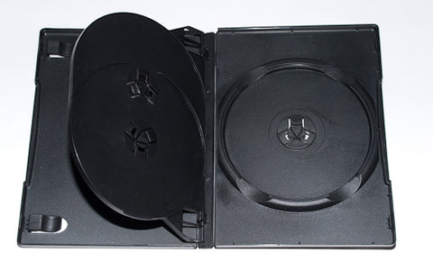 DVD Black Triple 14mm Case - 100 Pack