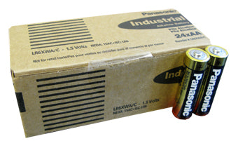 AA Panasonic Industrial Batteries - 24 Pack