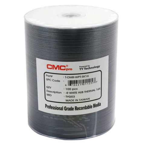 CMC Pro DVD-R 4.7 GB White Thermal (Everest) - 100 Pack
